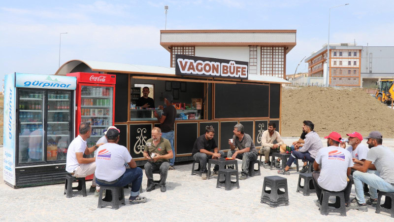 Yalova OSB'de Vagon Büfe Hizmete Başladı