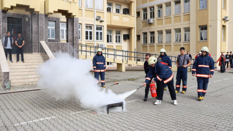 13 Ekim Dünya Afet Risklerinin Azaltılması Gününde Tatbikat Gerçekleştirildi