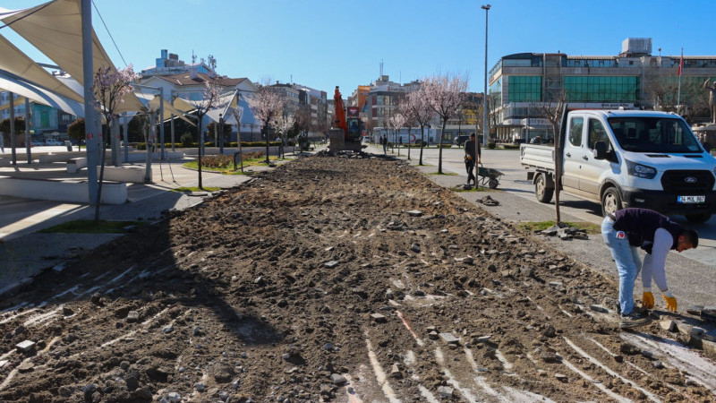 Meydanda Zemin İyileştirme Çalışması