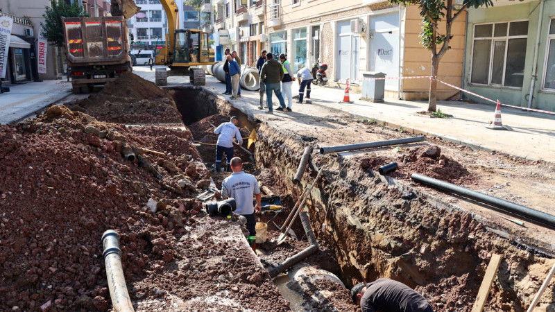 Çalışmalar Mimar Sinan Caddesi'ne Kadar İlerledi