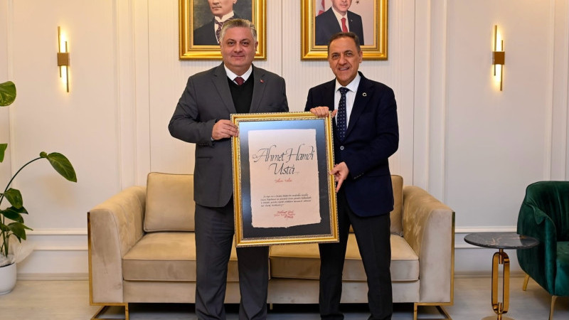 Başkan Gürel'den Vali Usta'ya Hayırlı Olsun Ziyareti