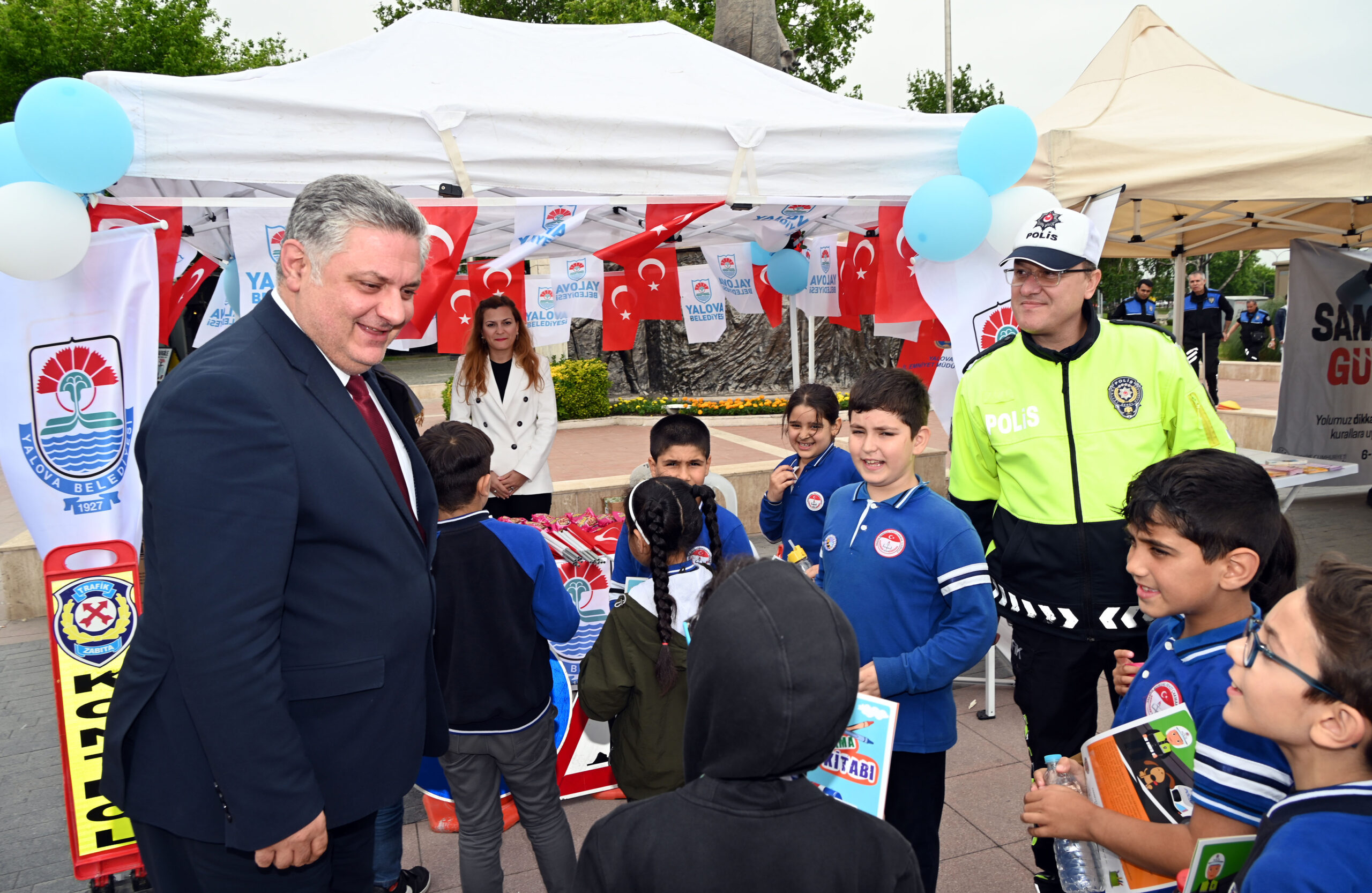 Başkan Gürel Trafik Haftasını Çocuklarla Kutladı